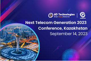 6D Technologies at Telecoms World 2023 as a Gold Sponsor