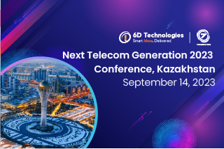 6D Technologies at Telecoms World 2023 as a Gold Sponsor