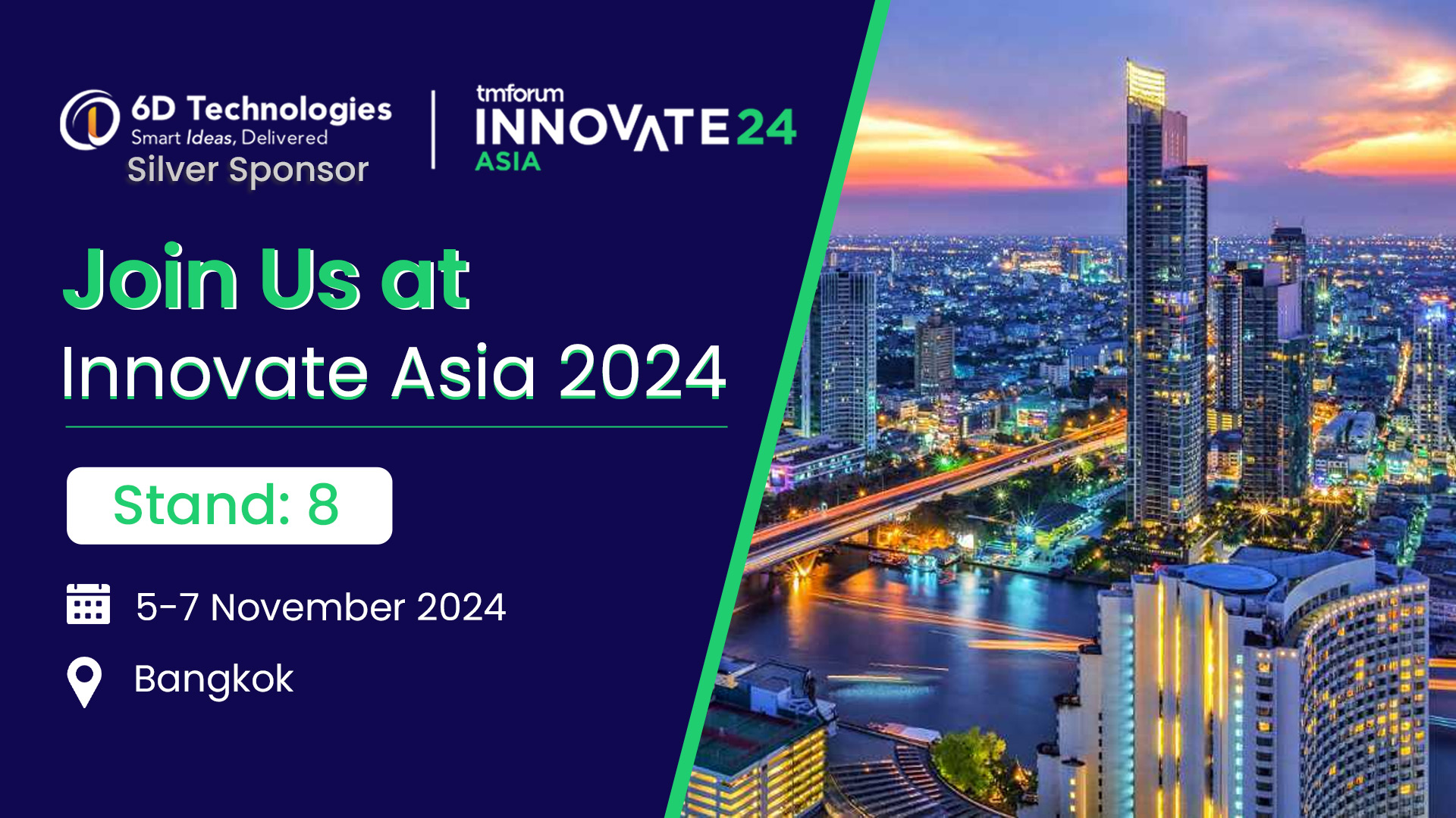 6D Technologies to Showcase Groundbreaking AI Innovations at TM Forum Innovate Asia24