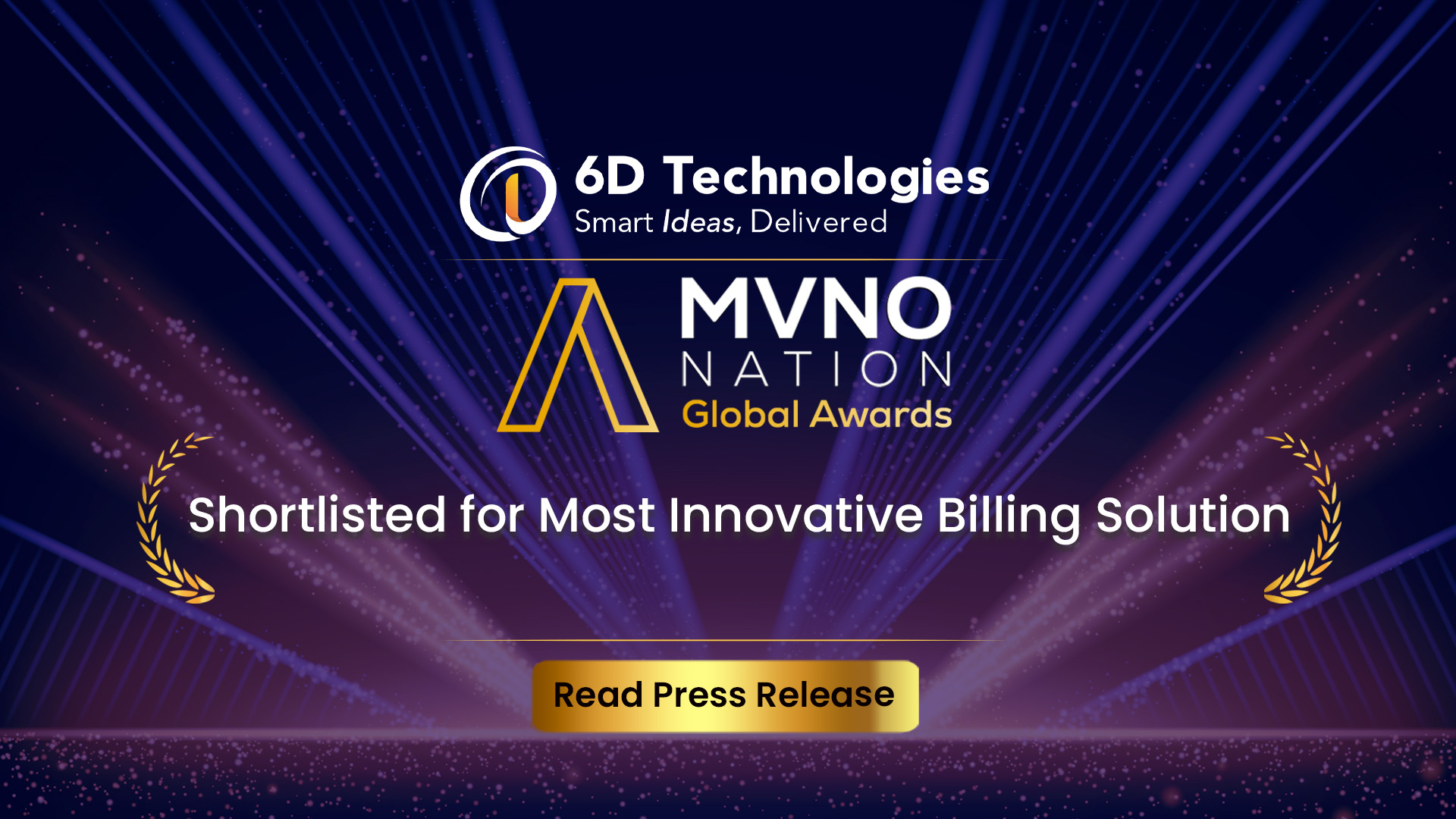 MVNO Nation Global Awards 2024 Shortlisted 6D Technologies